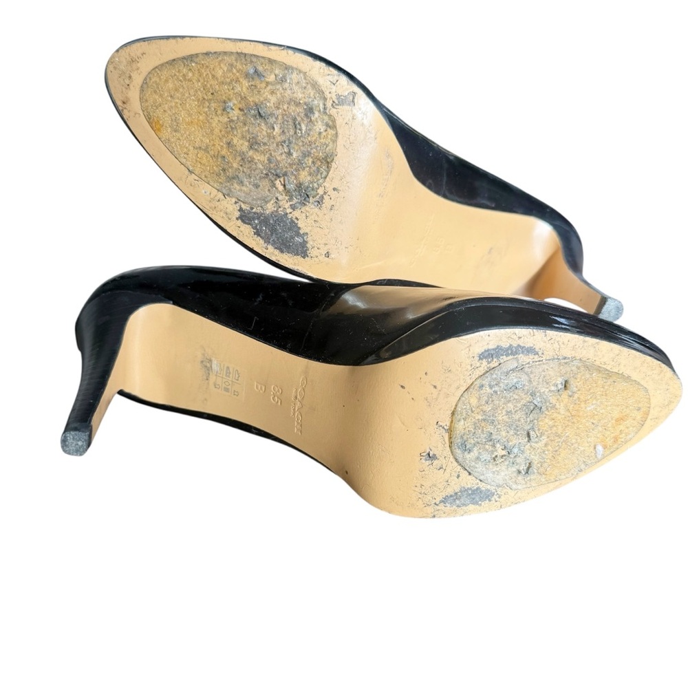 Coach Giovanna Patent‎ Leather Pumps size 8.5 - Picture 10 of 12